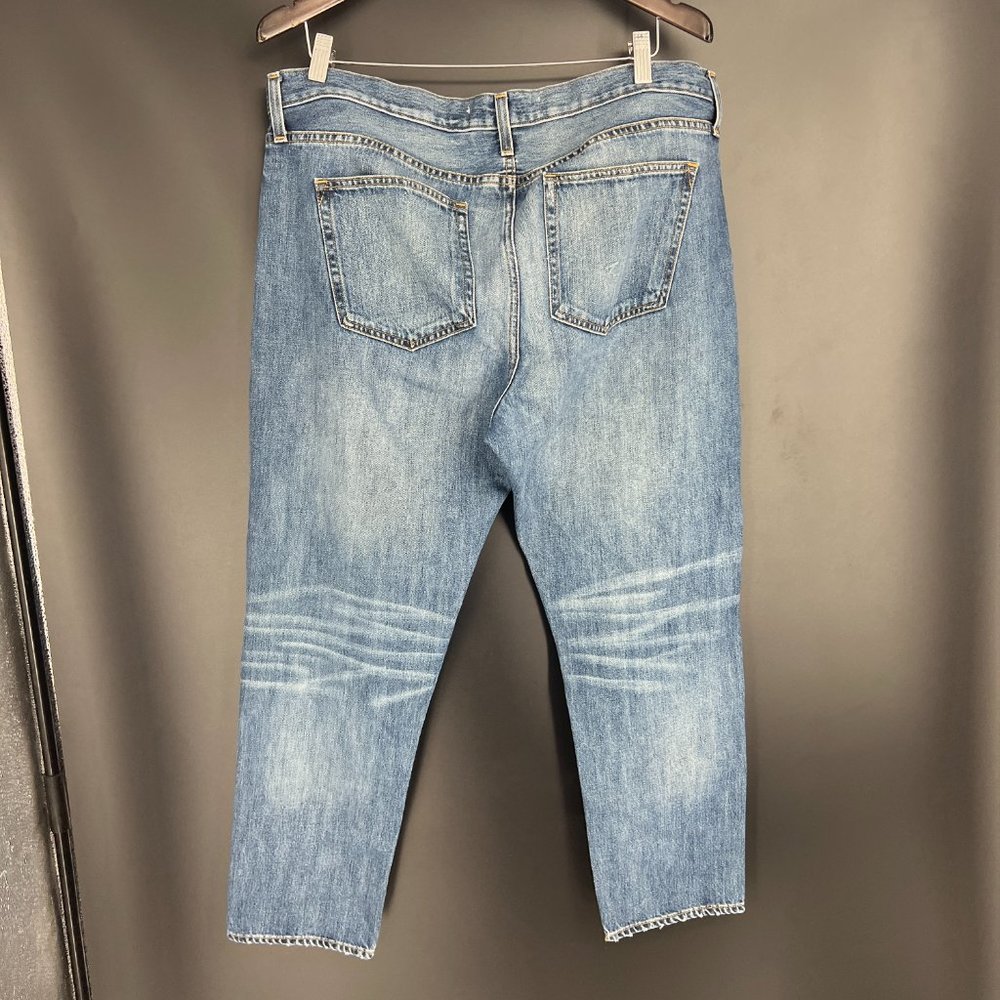 GAP Women's Boyfriend Jeans - Distressed Blue - Picture 5 of 11